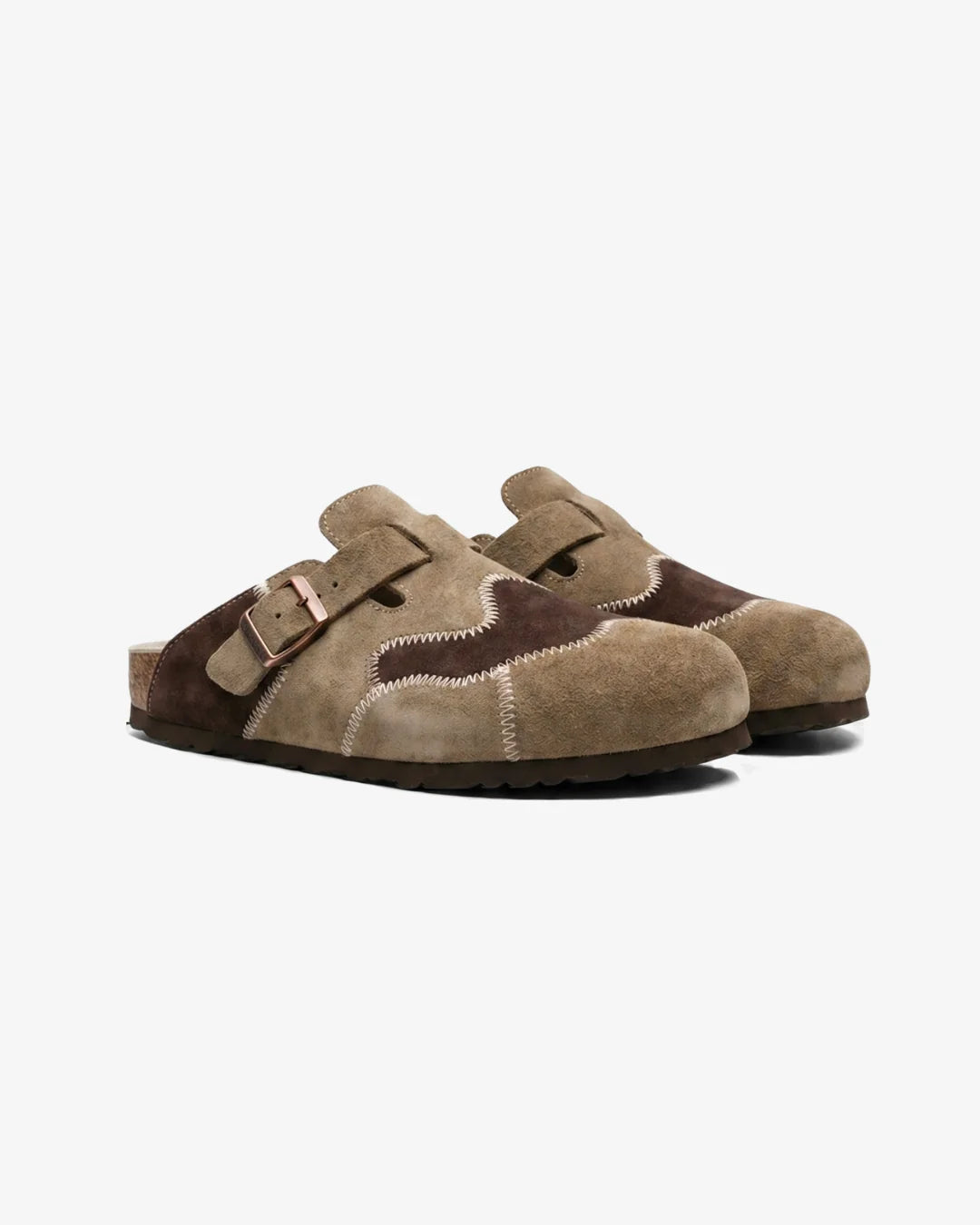 "EDEN" Rustic Brown Clogs