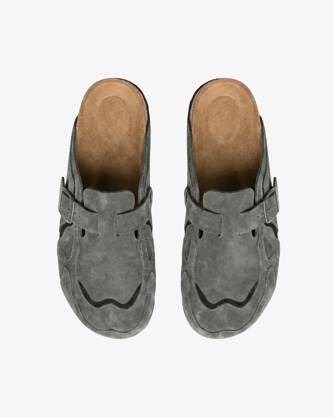 "SAYKO" Stone Grey Clogs