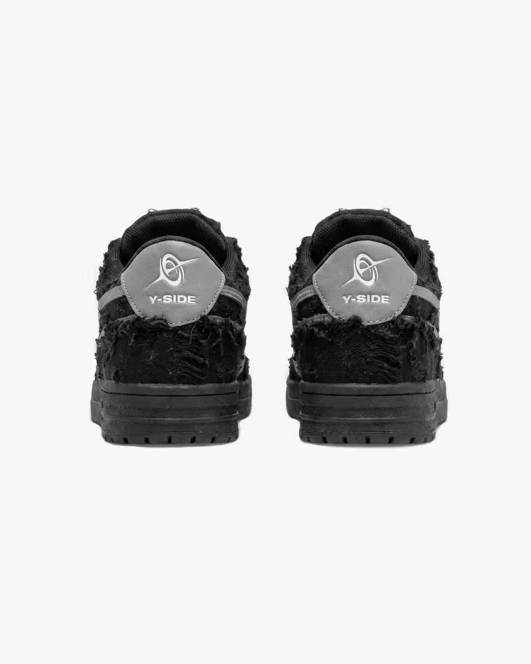 "AIRLINE" Carbon Black Sneakers