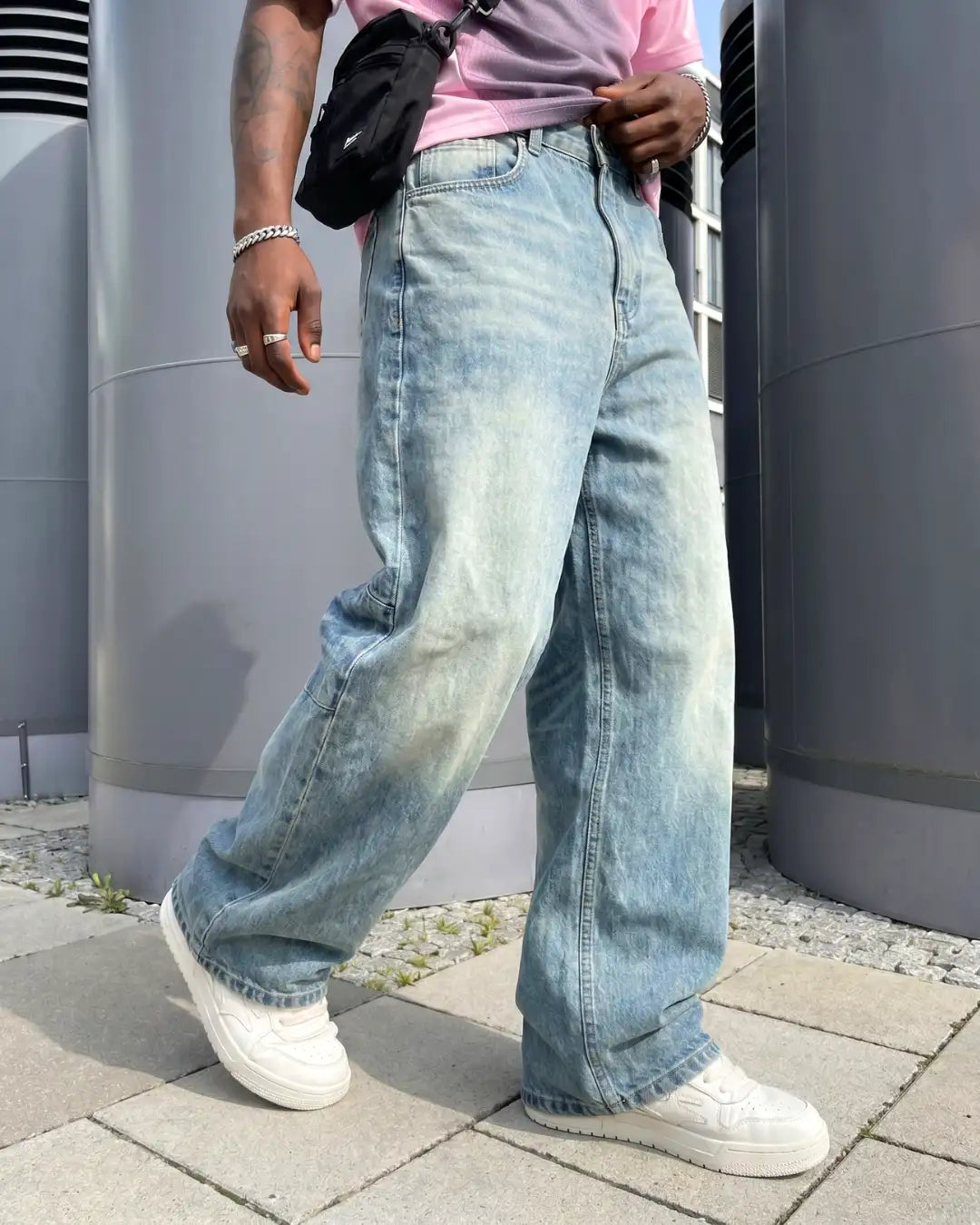 "AROME" Washed Trousers