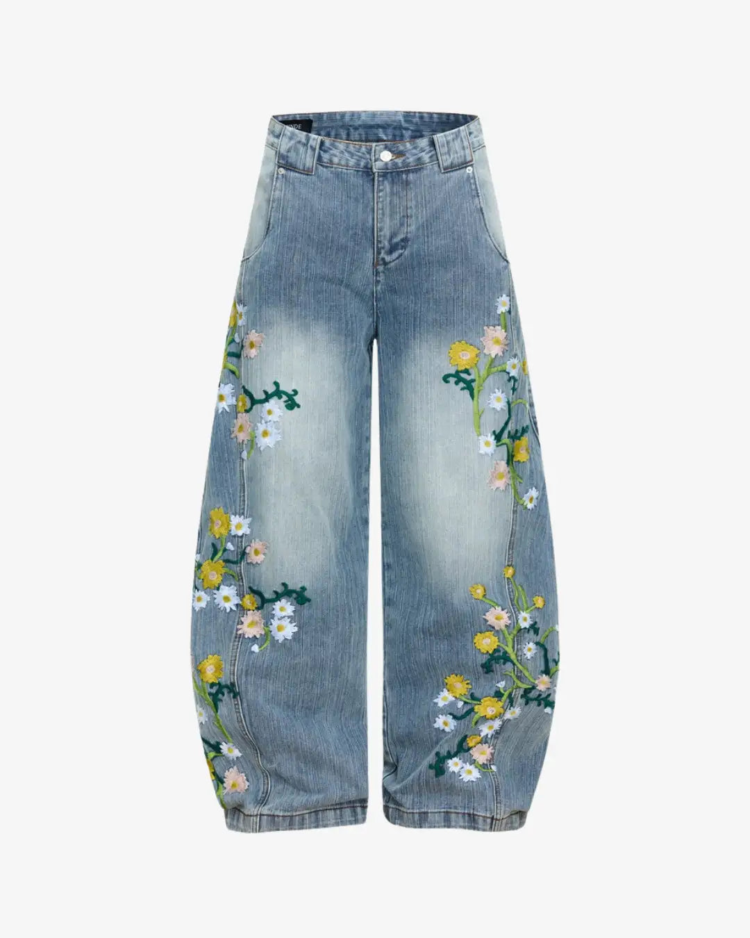 "PETAL" Embroidered Trousers