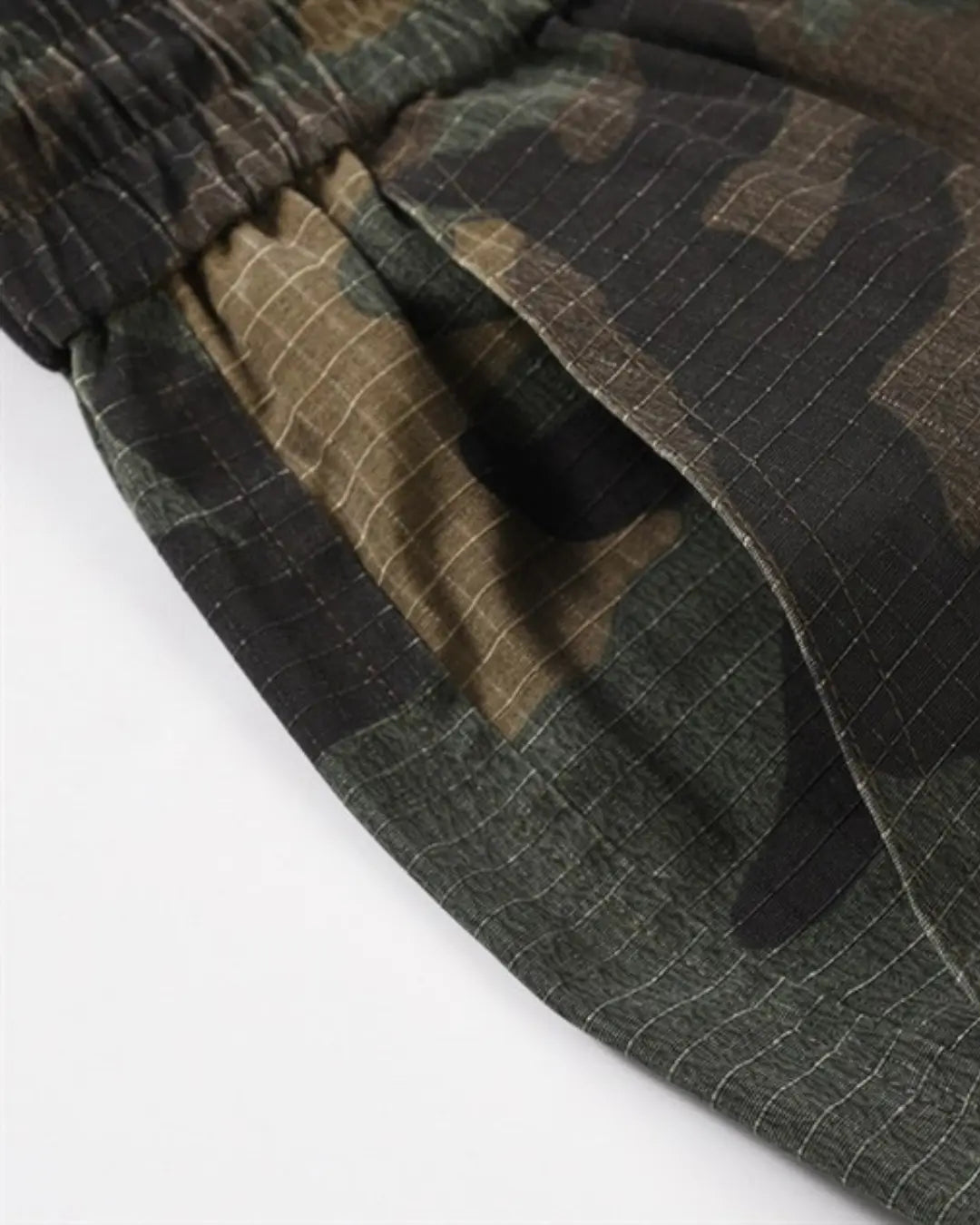 "MILITARY" Camo Shorts