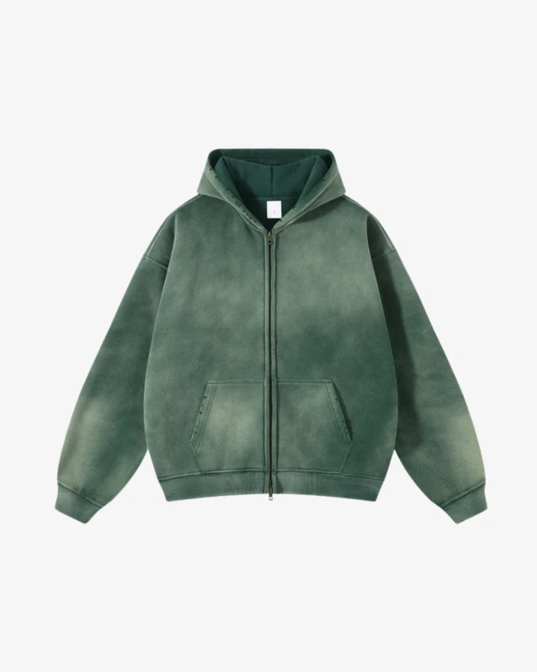 "MONDIAL" Washed Zip-Up