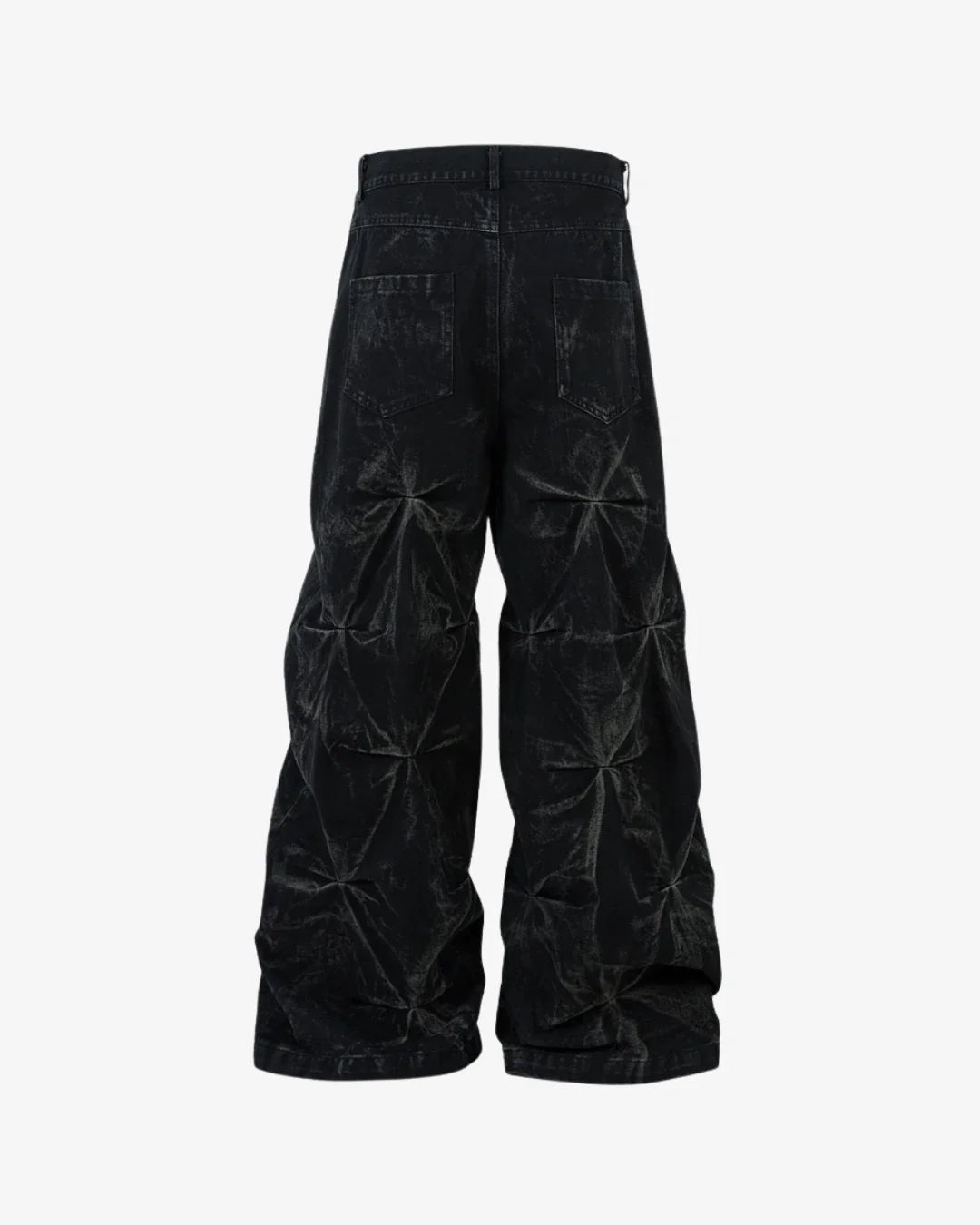 "GRAVITY" Textured Trousers
