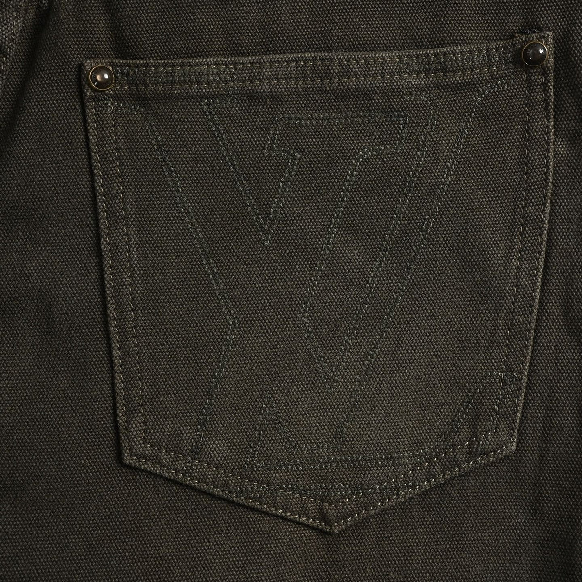 Monogram Cuff Canvas Workwear Pants