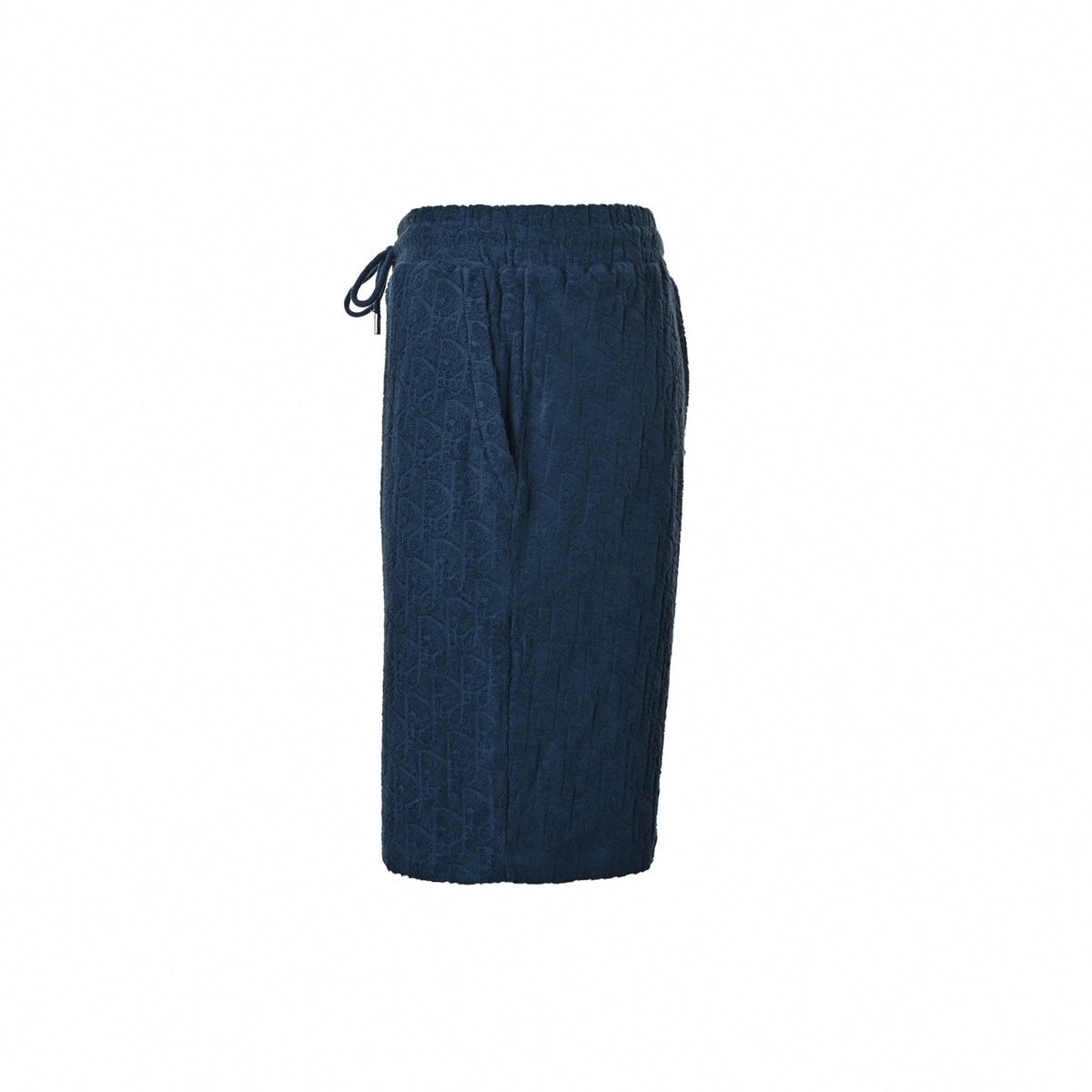 Oblique Jacquard Terry Shorts | Navy Blue