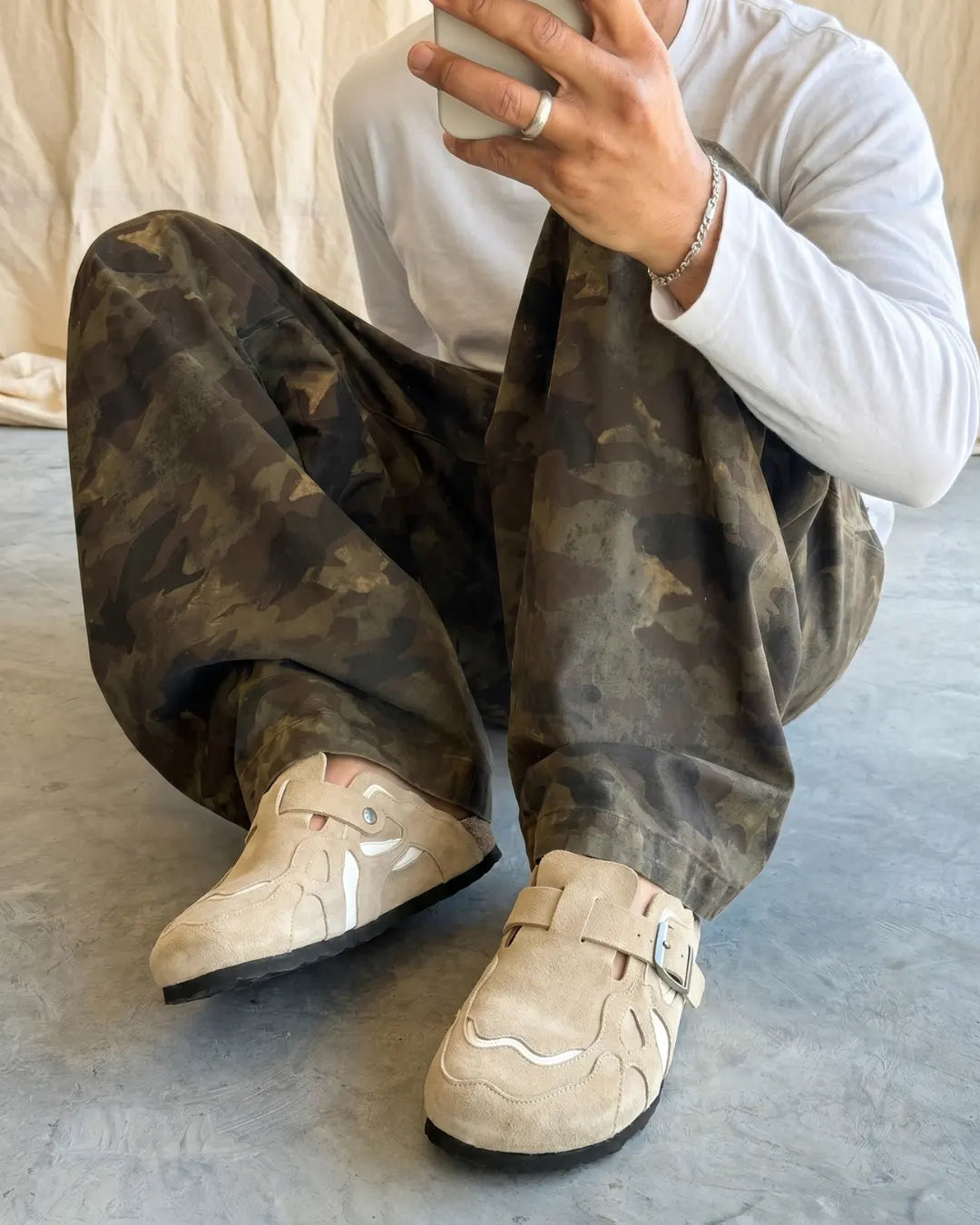 "SAYKO" Sand Beige Clogs