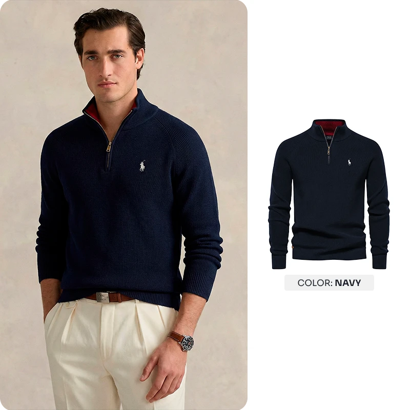 RL HALF-ZIP PULLOVER