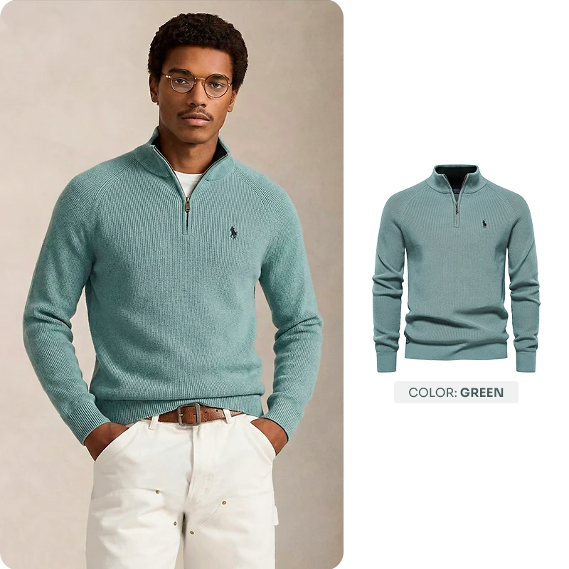 RL HALF-ZIP PULLOVER