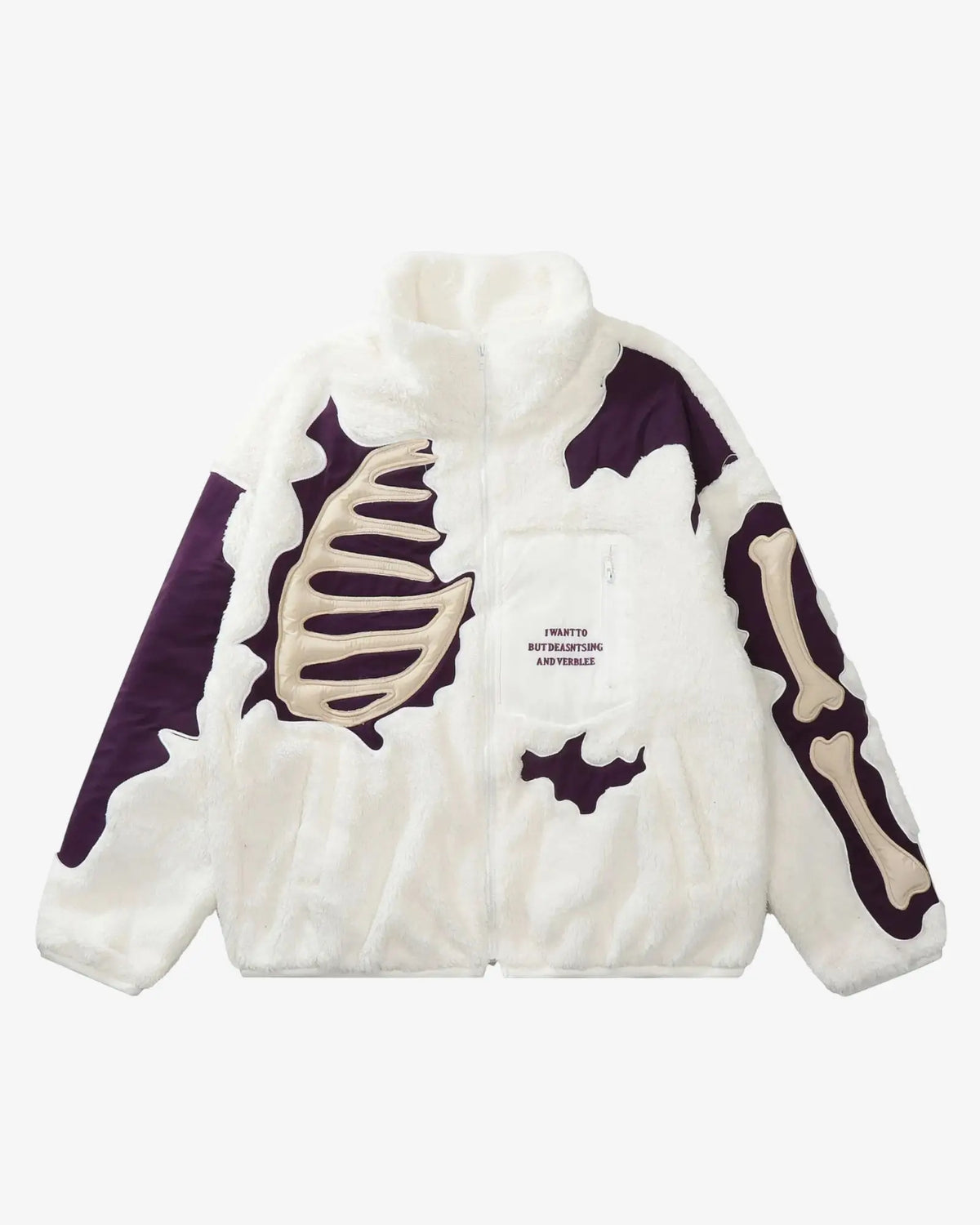 "FALLING" Fleece Jacket