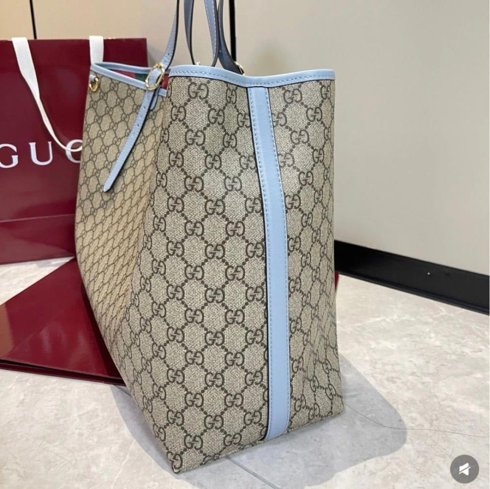 Large Gg-emblem-shopper By Gucci