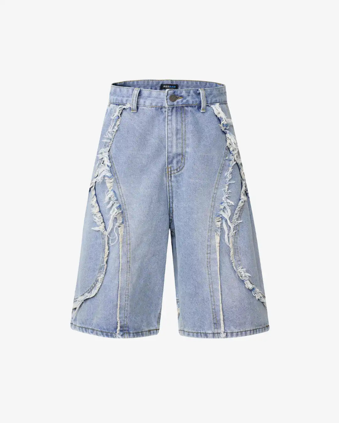 "SLAY" Distressed Jorts