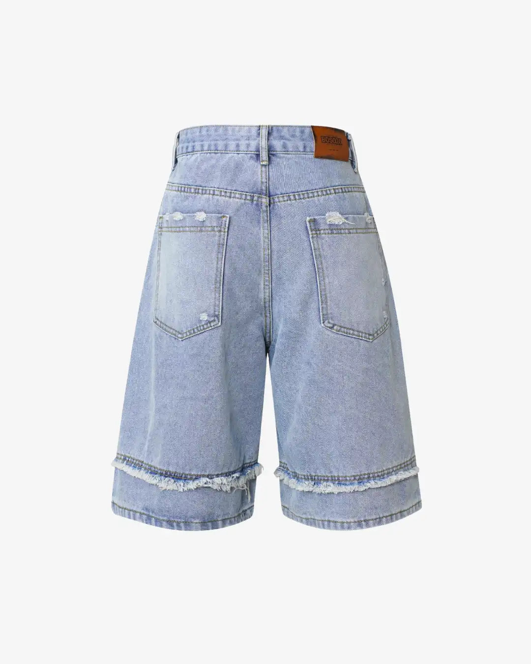 "SLAY" Distressed Jorts