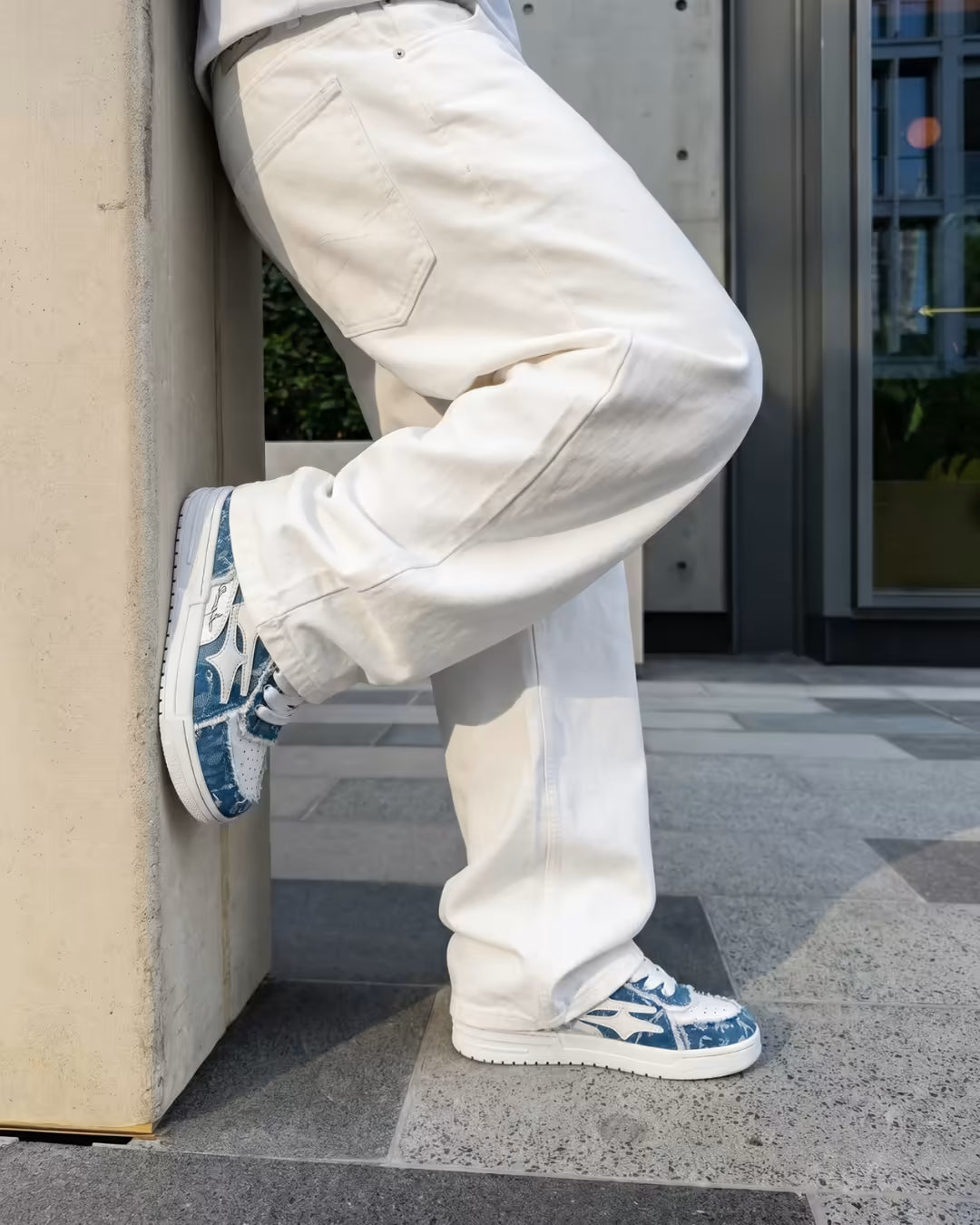 "AIRLINE" Sky Blue Sneakers