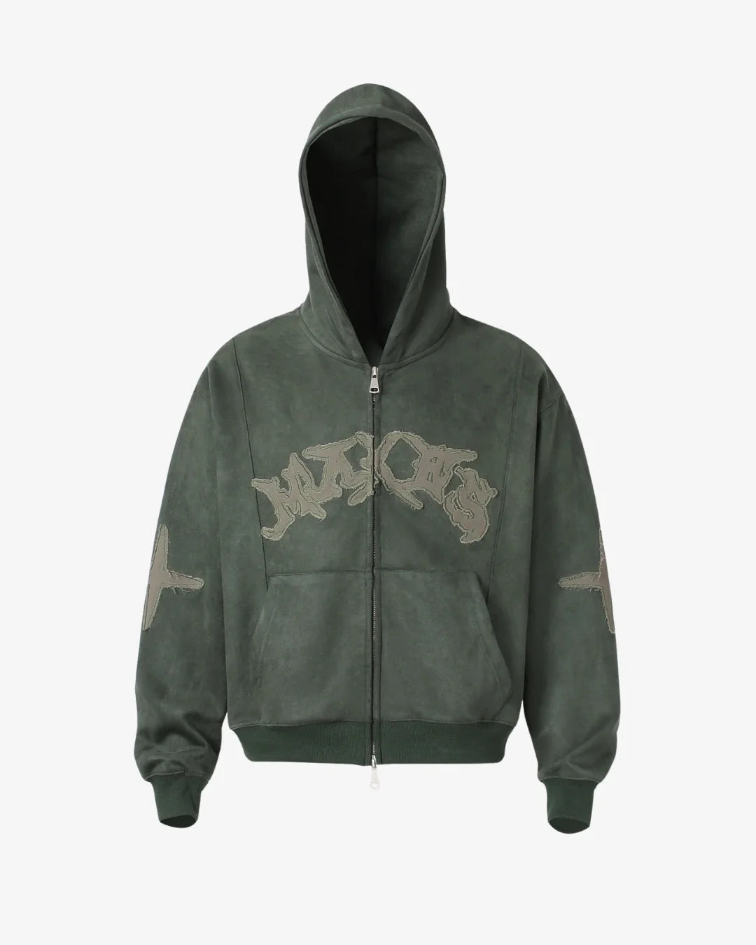 "FADER" Embroidered Zip-Up