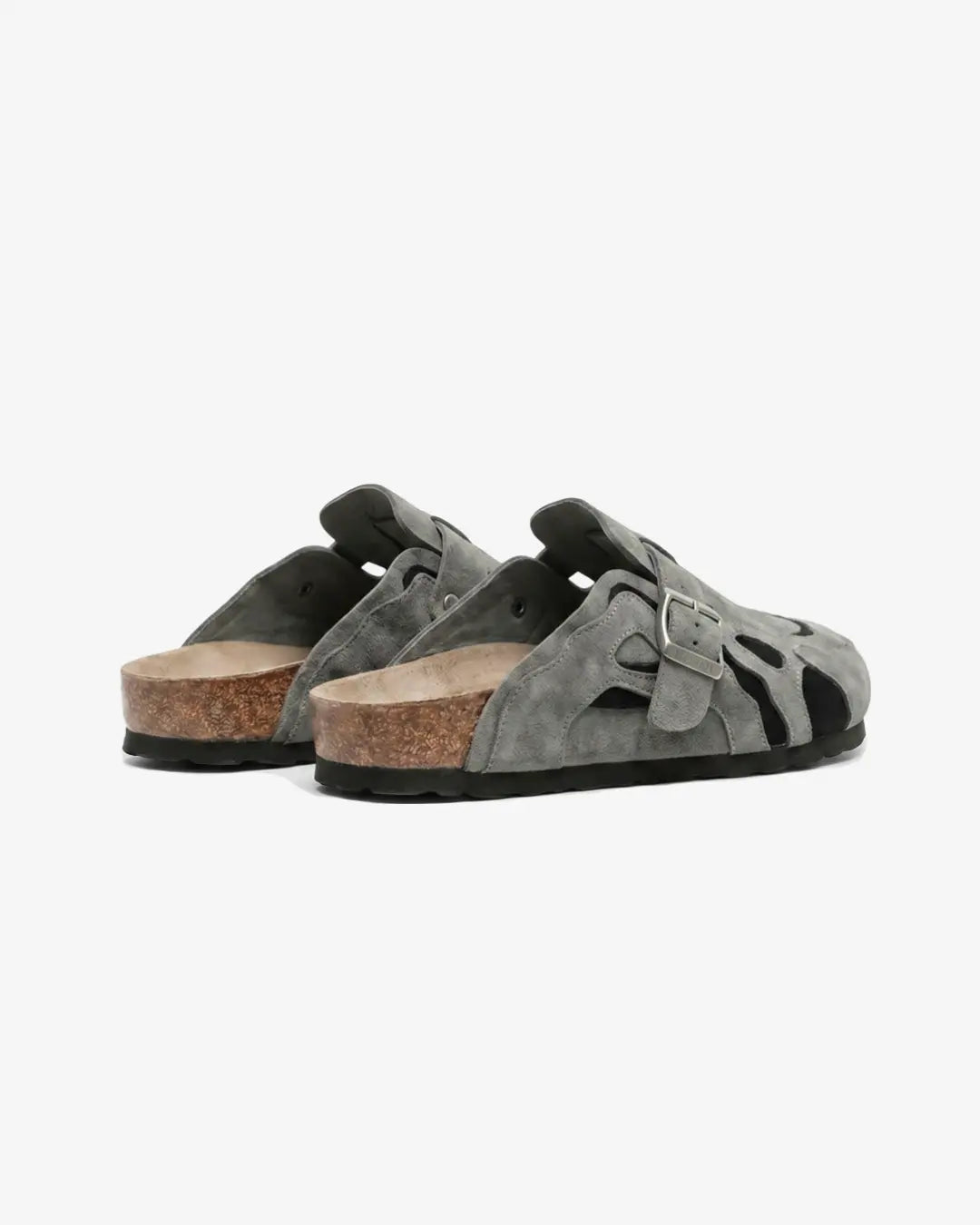 "SAYKO" Stone Grey Clogs