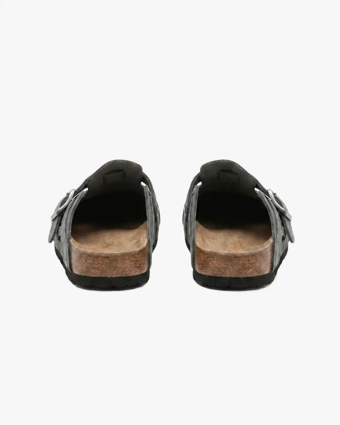 "SAYKO" Stone Grey Clogs