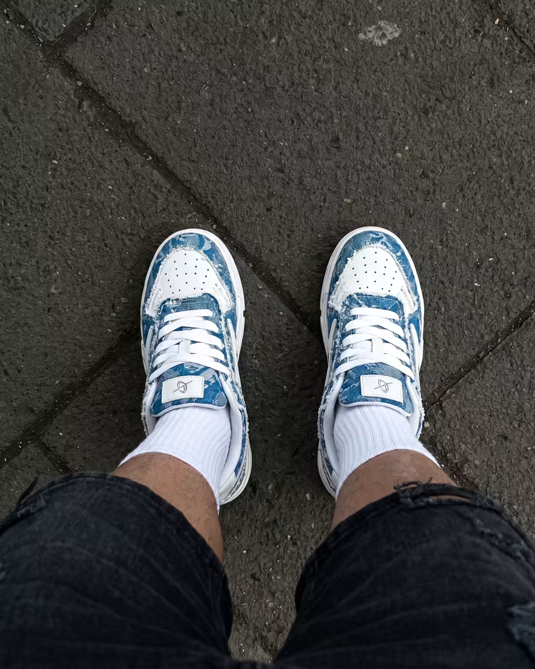"AIRLINE" Sky Blue Sneakers