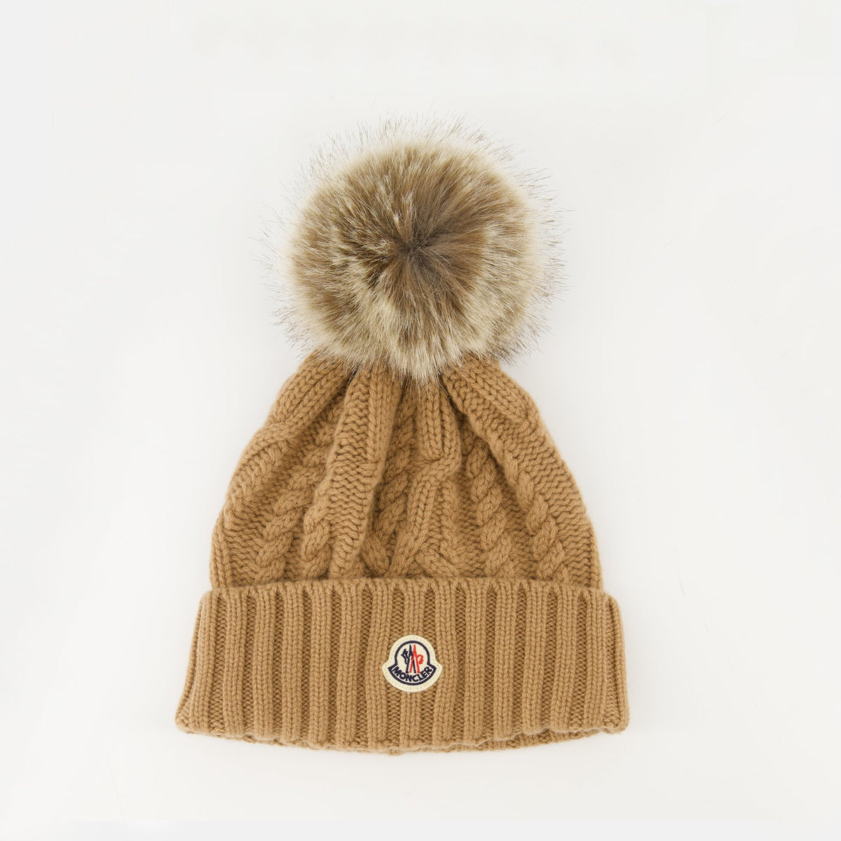 Cashmere Beanie with Pom Pom