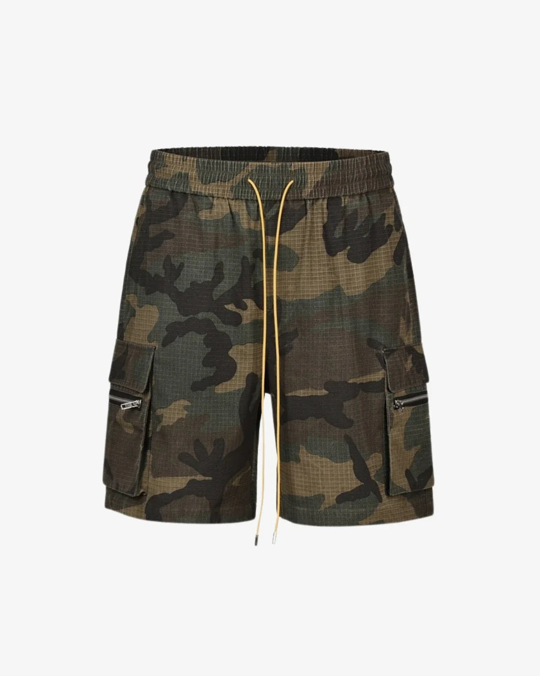 "MILITARY" Camo Shorts
