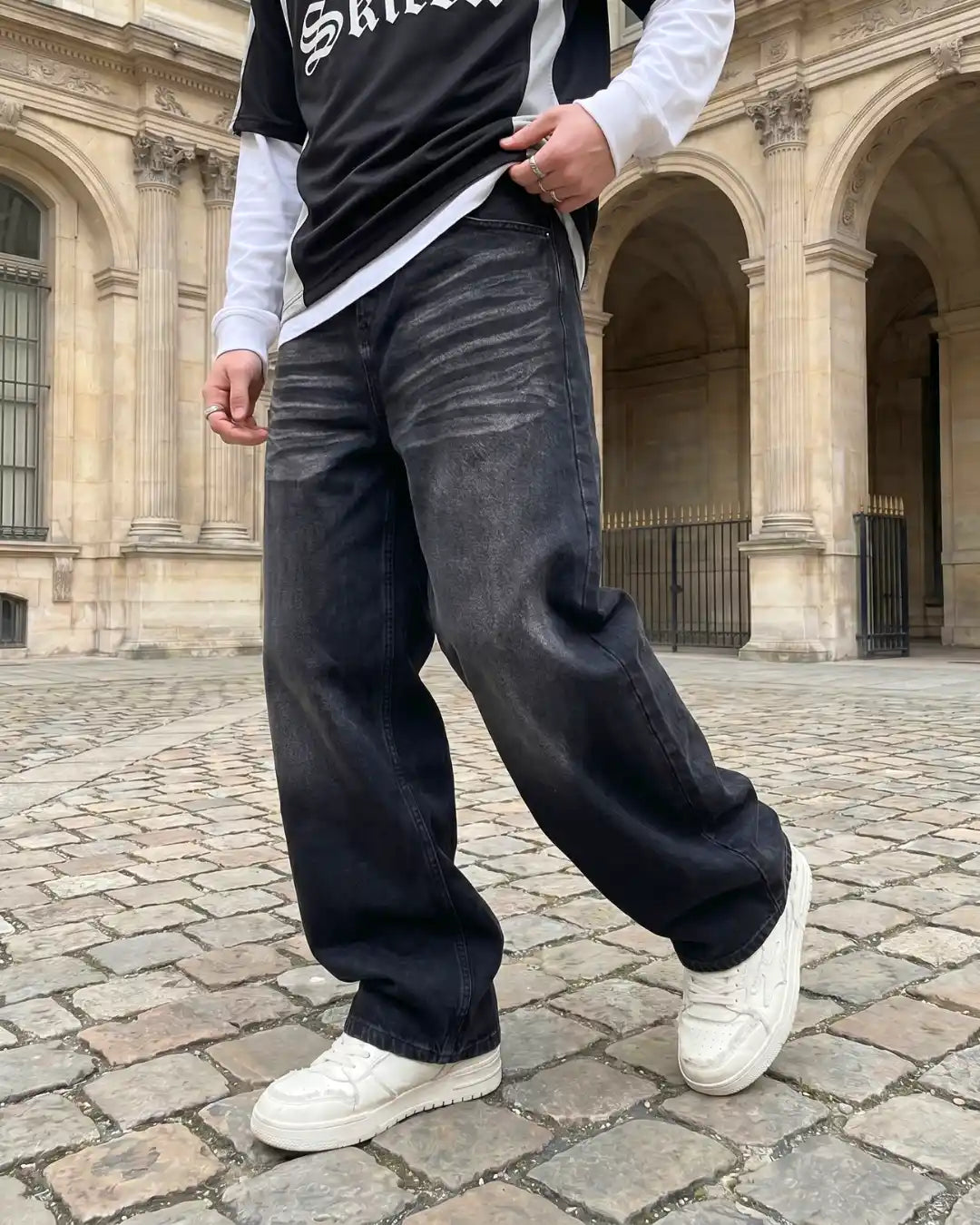 "OPAL" Washed Trousers