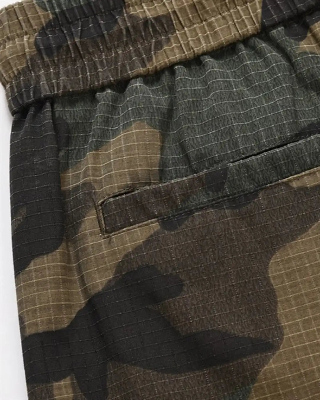 "MILITARY" Camo Shorts