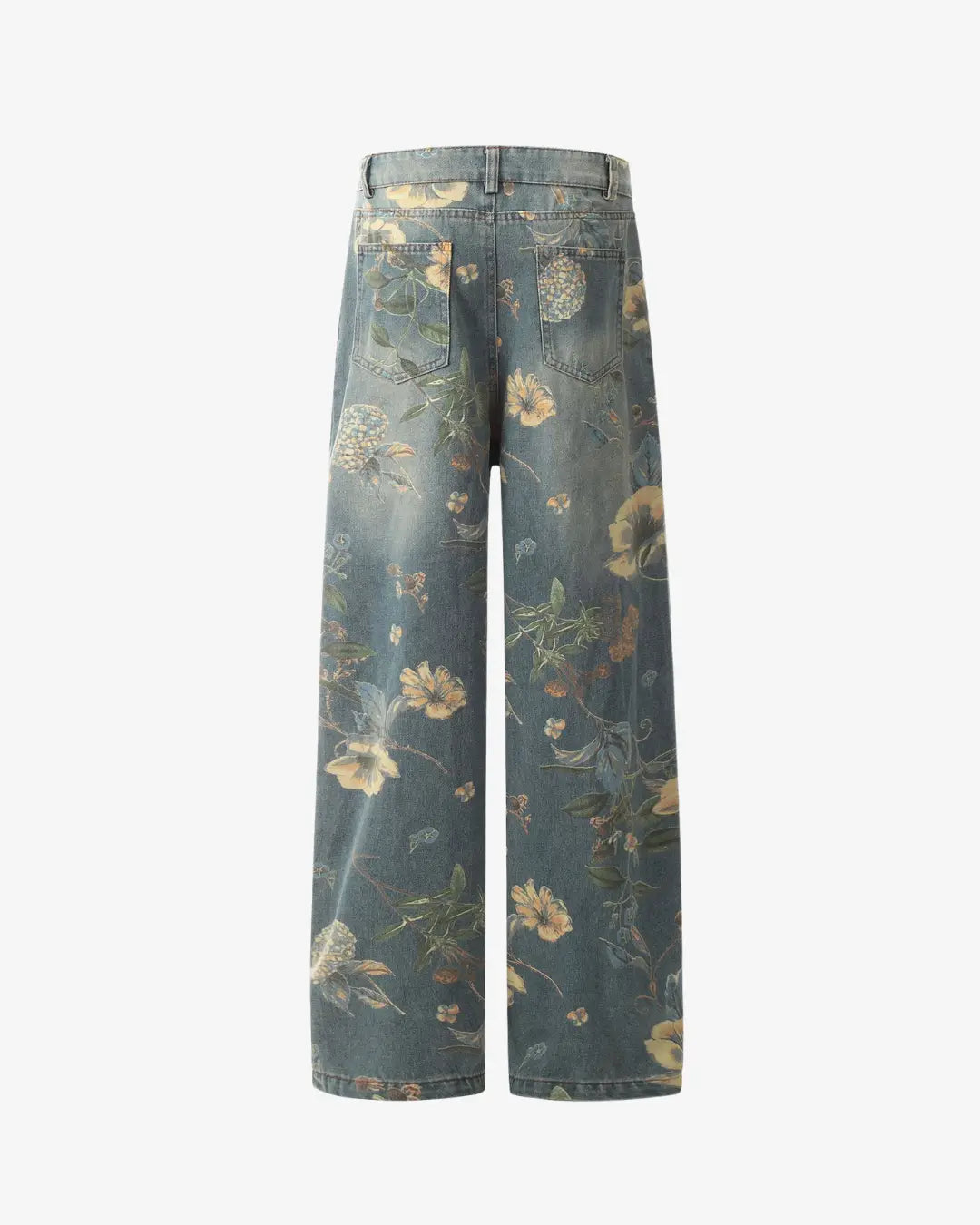 "FLORAL" Graphic Trousers