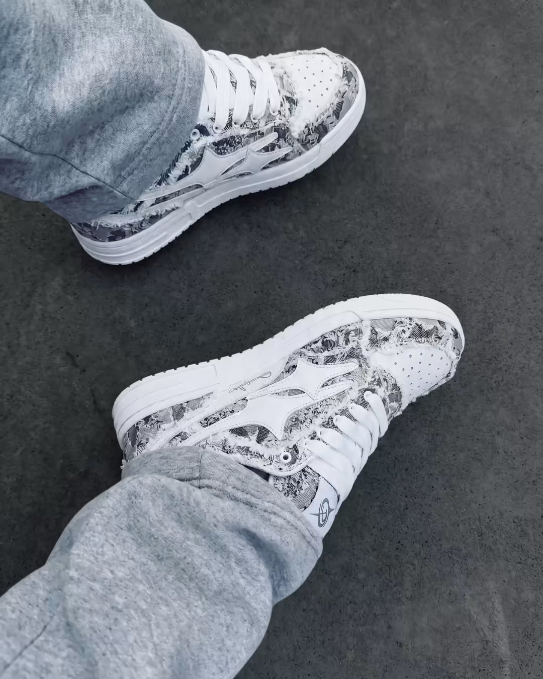 "AIRLINE" Dust Grey Sneakers