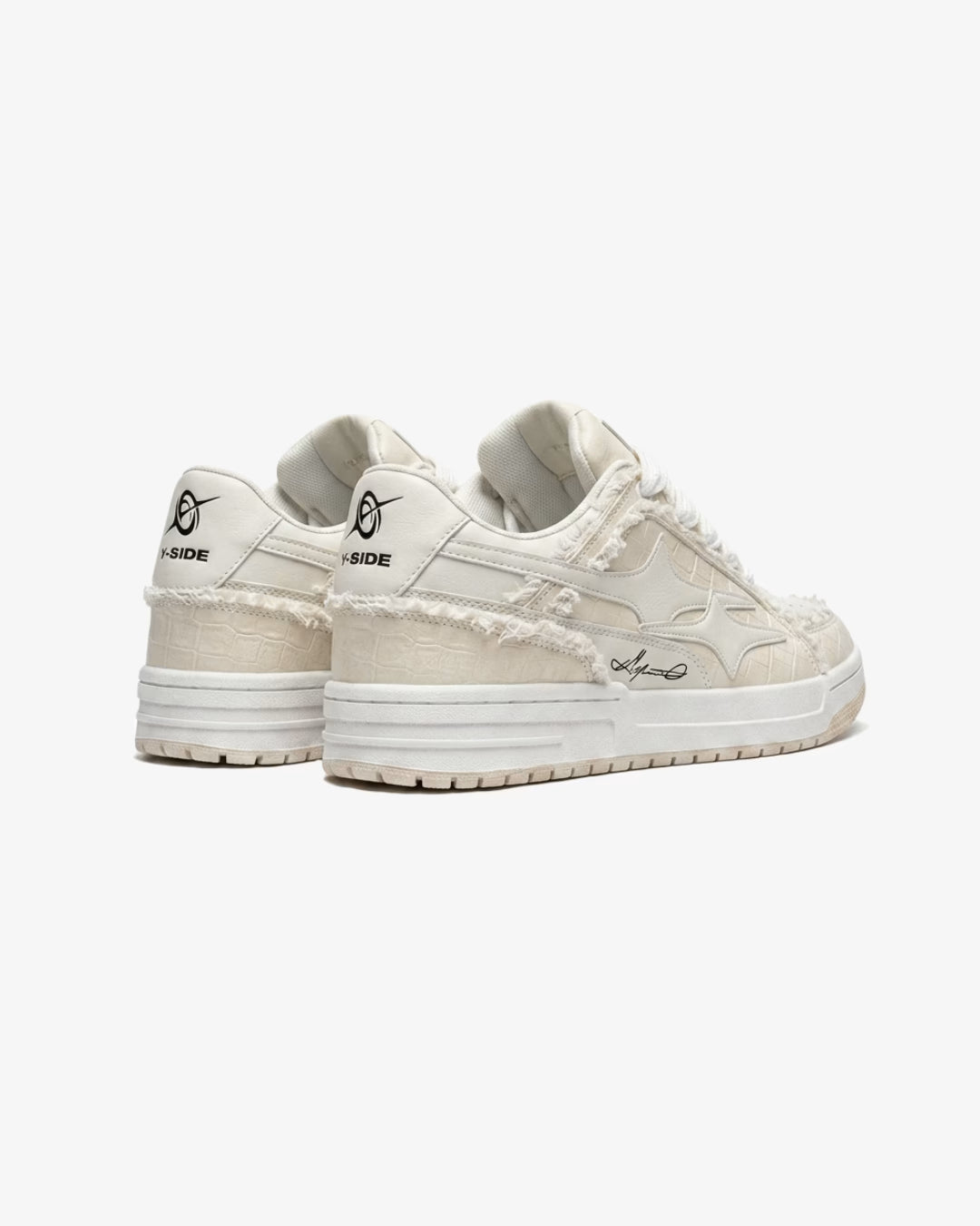 "AIRLINE" Ivory Cream Sneakers