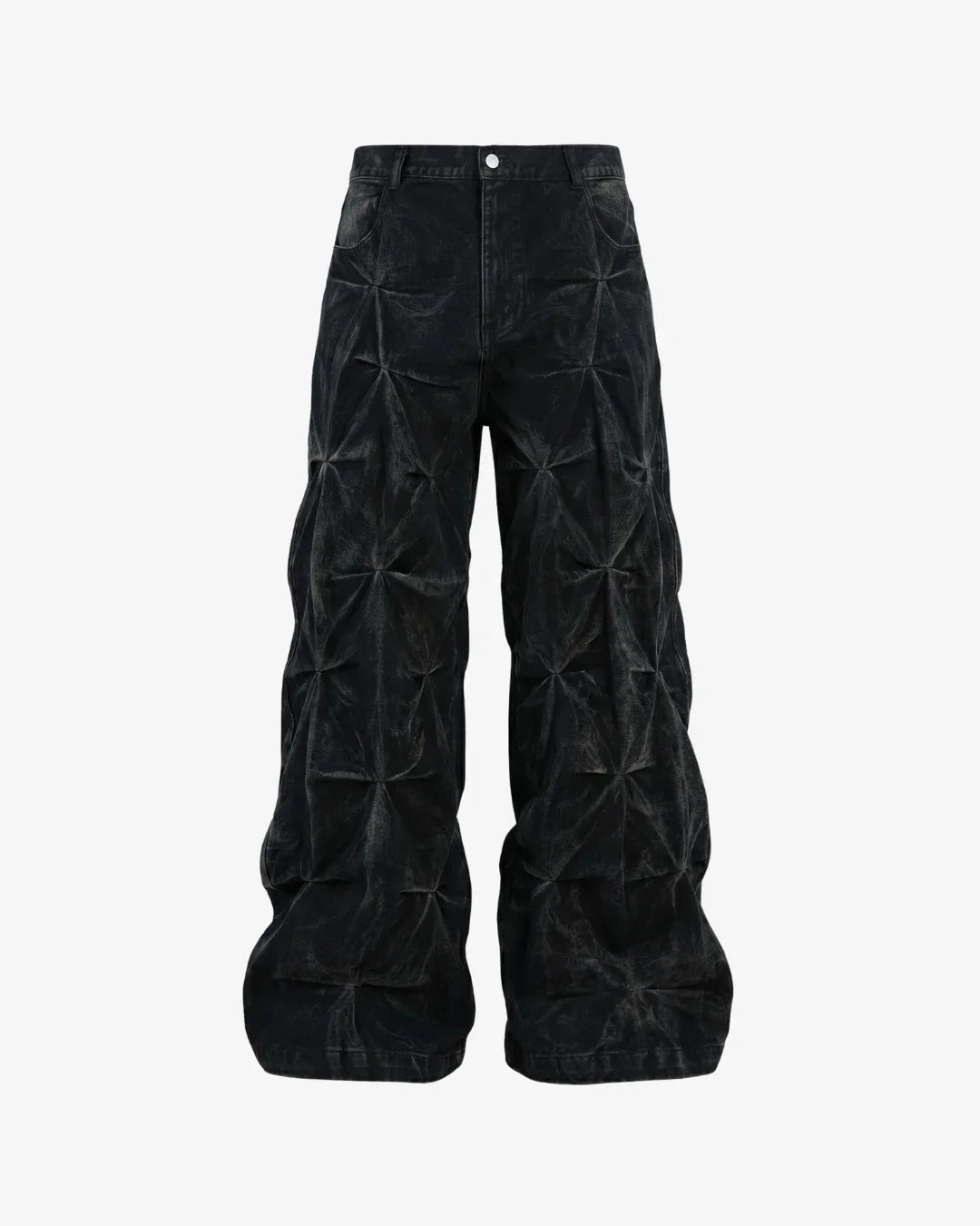 "GRAVITY" Textured Trousers