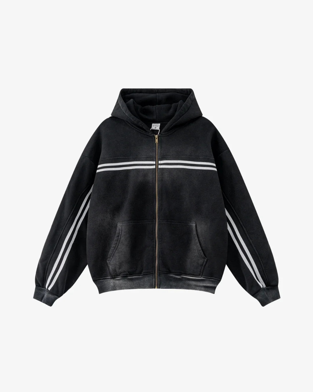 "LYRAL" Striped Zip-Up