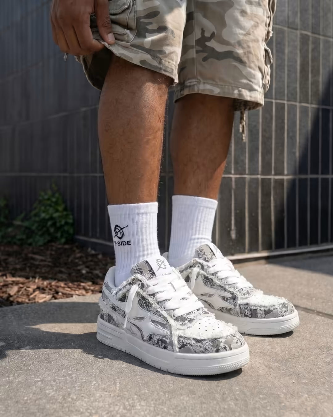 "AIRLINE" Dust Grey Sneakers