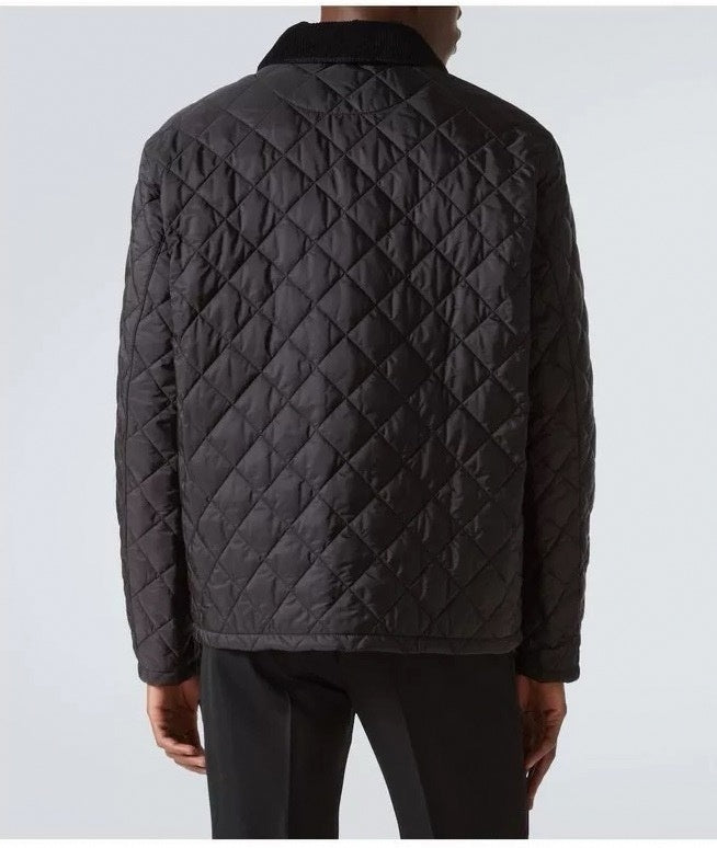 Re-Nylon Quilted Jacket | Black