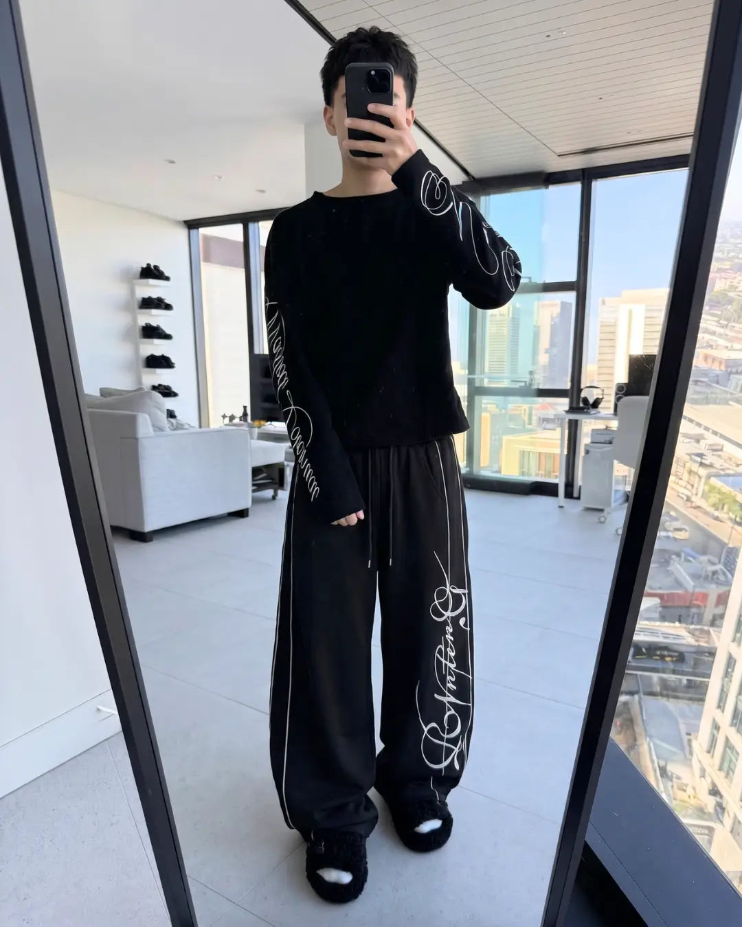 "ROYALTY" Embroidered Joggers