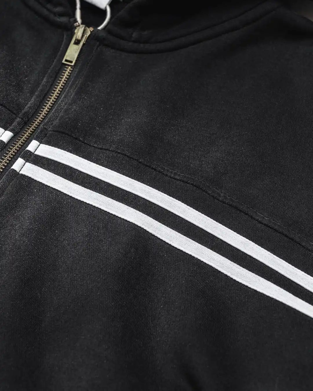 "LYRAL" Striped Zip-Up