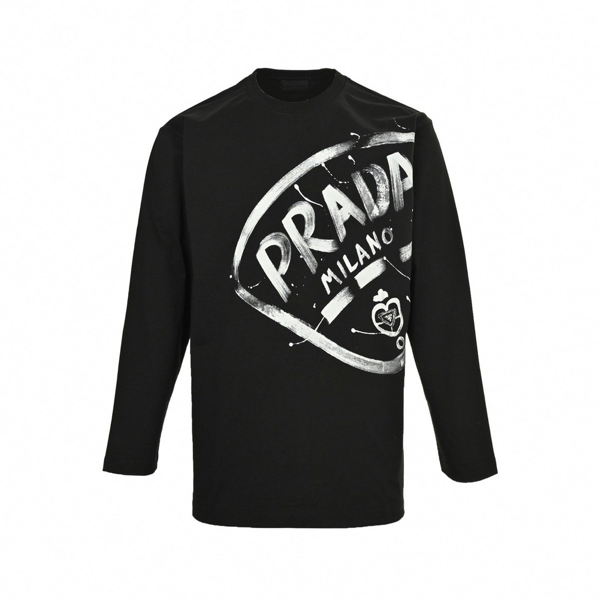 Painted Triangle Logo Long Sleeve T-Shirt