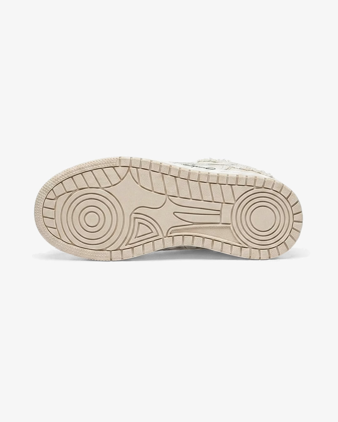 "AIRLINE" Ivory Cream Sneakers