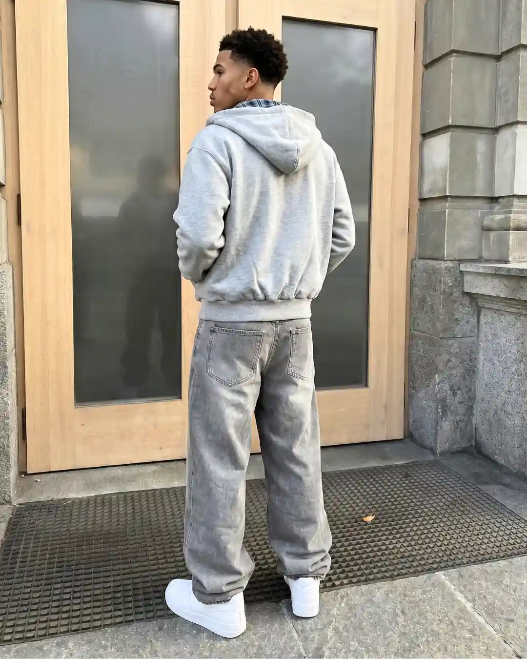 "REVERSE" Double Zip-Up