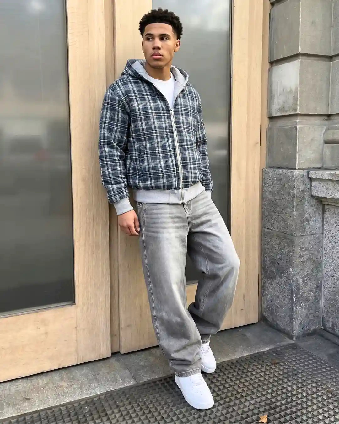 "REVERSE" Double Zip-Up