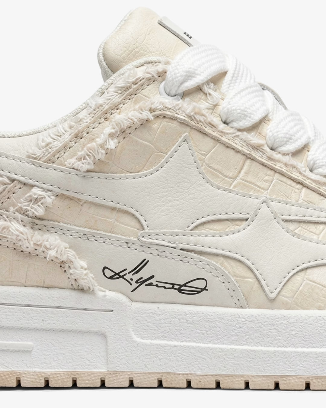 "AIRLINE" Ivory Cream Sneakers