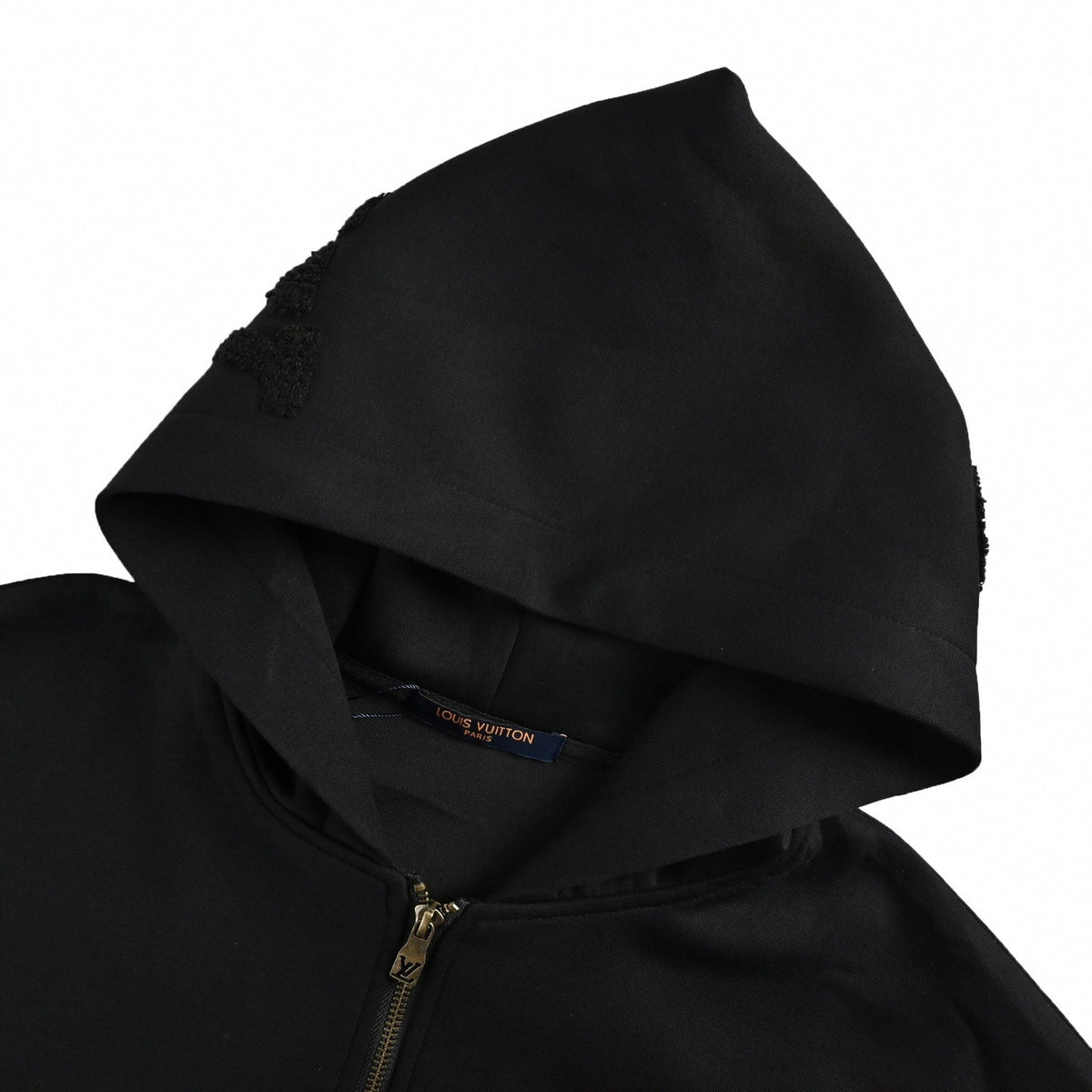 3D Monogram Zip-Up Hoodie