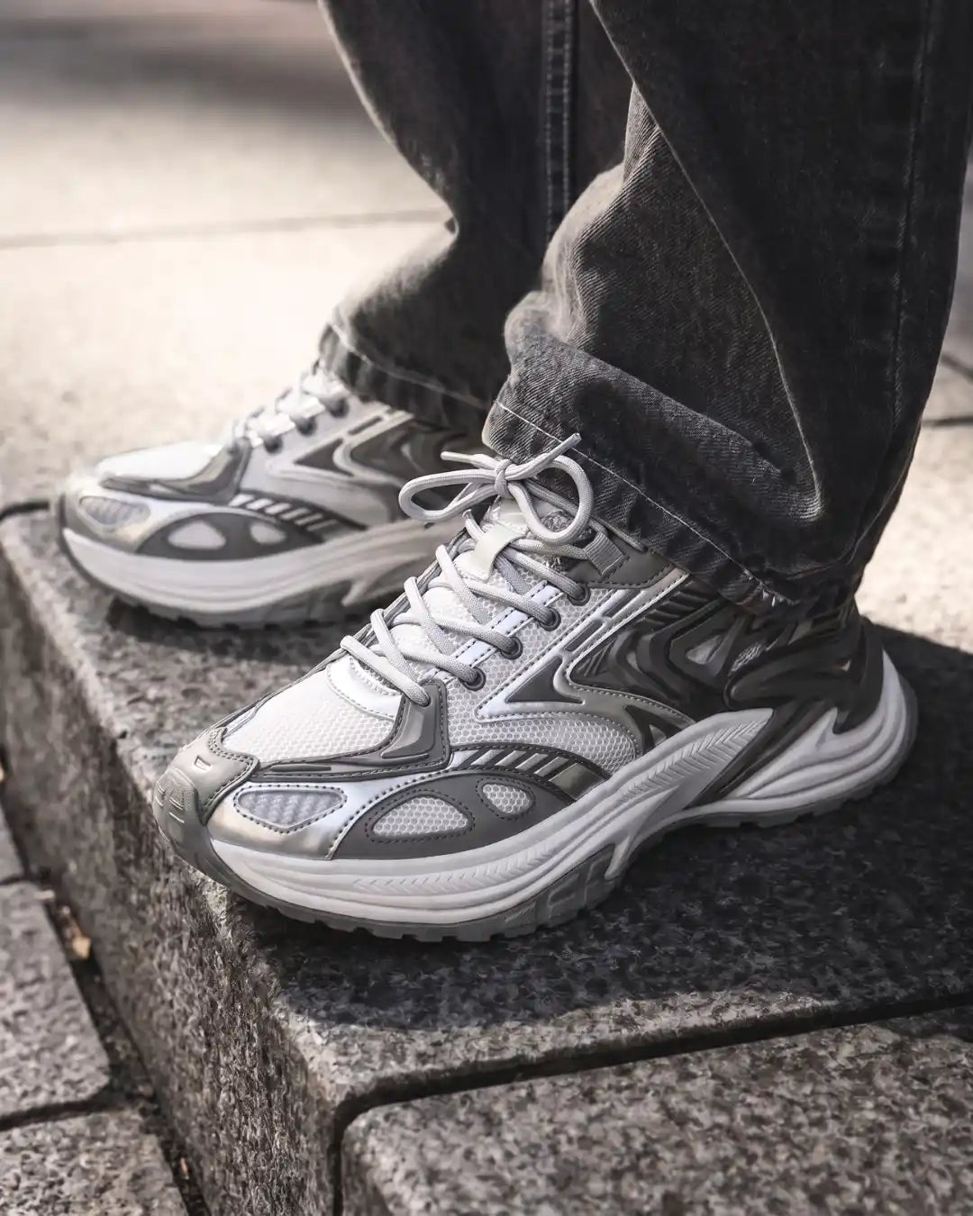 "VIPERS" Iron Grey Sneakers