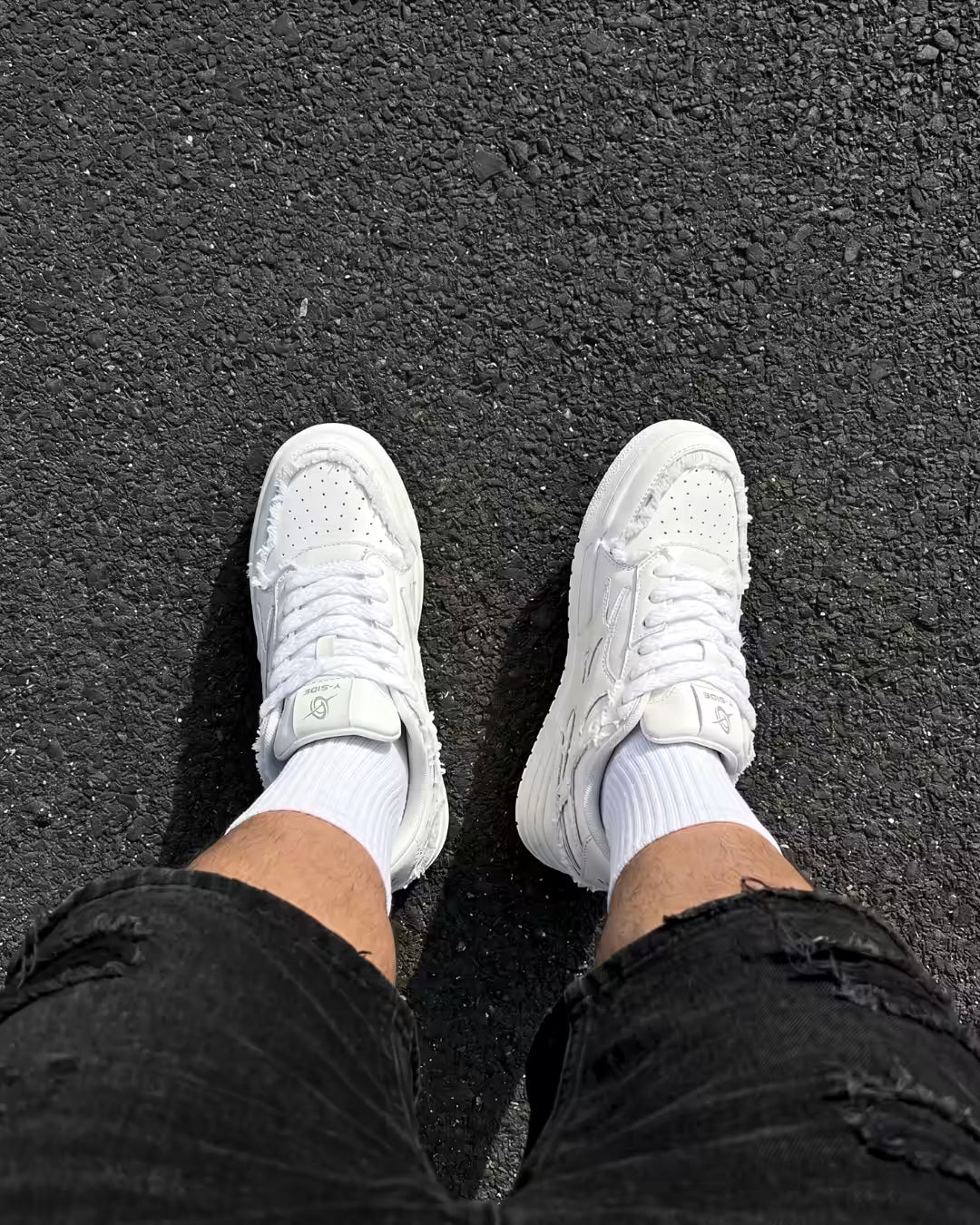 "AIRLINE" Cloud White Sneakers