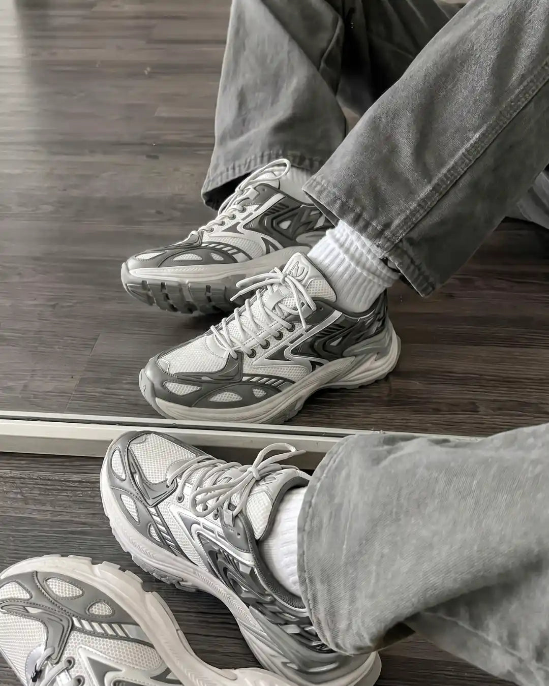 "VIPERS" Iron Grey Sneakers