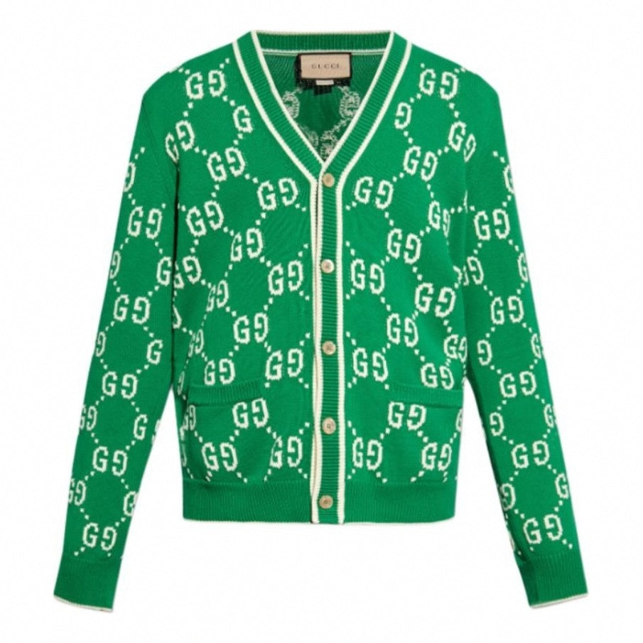 GG Monogram Knit Cardigan