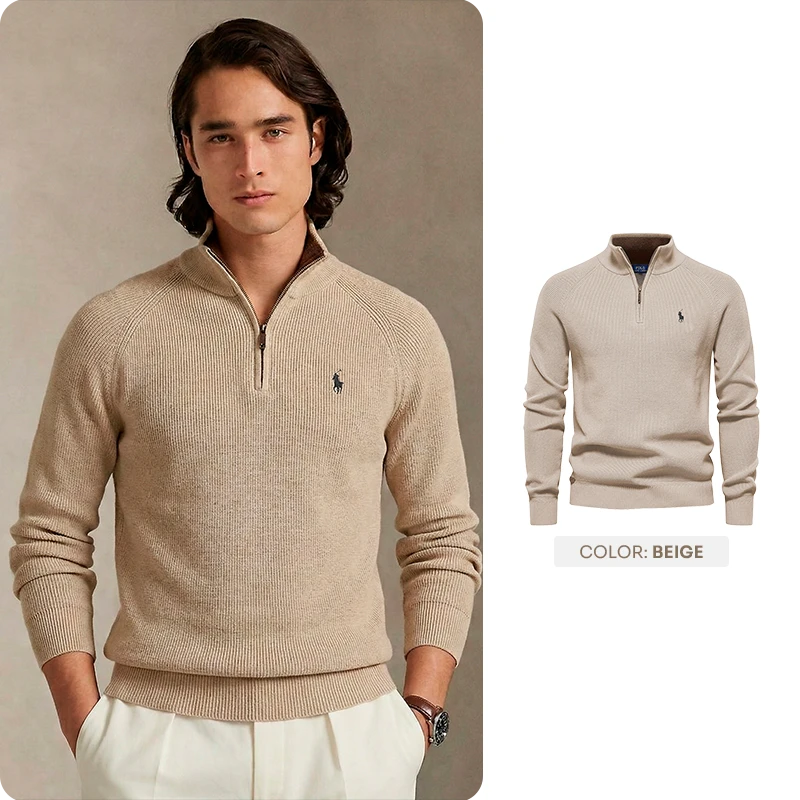 RL HALF-ZIP PULLOVER