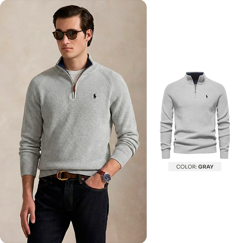 RL HALF-ZIP PULLOVER