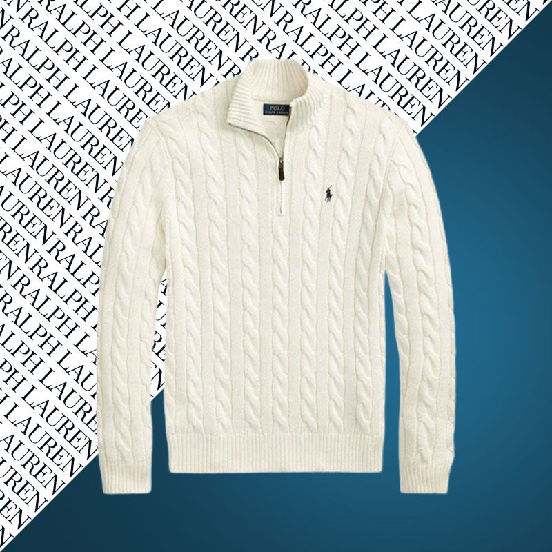 [BUY 1, GET 2] RL CABLE-KNIT QUARTER-ZIP SWEATER