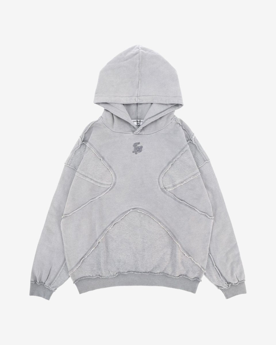 "BLOCKY" Distressed Hoodie