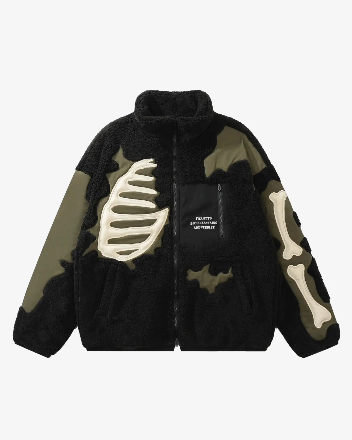 "FALLING" Fleece Jacket